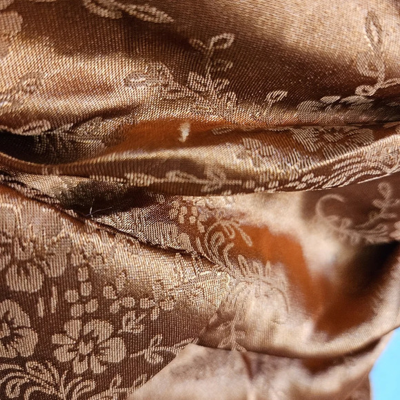 Rony Kobo Womens Orange Rust Carissa Mini Cocktail Club Dress Sz Xs Party FLAWS - Picture 15 of 15